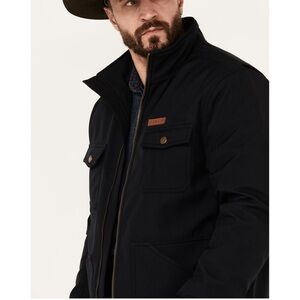 CINCH MEN'S TEXTURED POLY CONCEALED CARRY ZIP SOFTSHELL JACKET